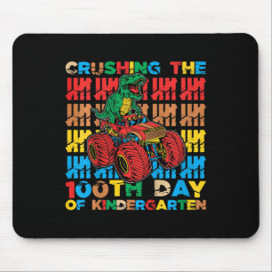 Mousepad Crianças Esmagando O 100º Dia De Meninos Escolares