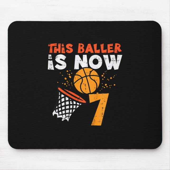 Mousepad Crianças Este Ller Agora É 7 Sketll 7º Aniversário (Frente)