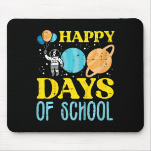 Mousepad Crianças Felizes 100 Dias De Planetas Astronautas