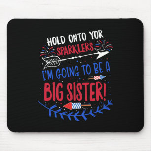 Mousepad Crianças Irmã Grande Suspirando 4 De Julho De Grav