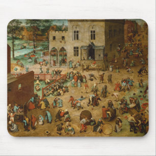 Mousepad Crianças Jogando Jogos (Pieter Bruegel, o Velho)