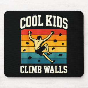 Mousepad Crianças Legais Escalam Paredes Extremesrt Escalad