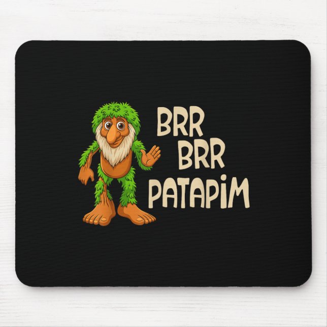 Mousepad Crianças Meninas Memória Do Brainrot Italiano Brr  (Frente)