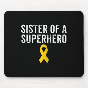 Mousepad Crianças Pediátricas Cancer Sensibilização Irmã de