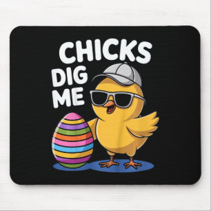 Mousepad Crianças Pintinhos Me Encaixem Páscoas