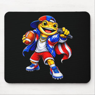 Mousepad crianças porto-riquenhas menina bandeira música sa