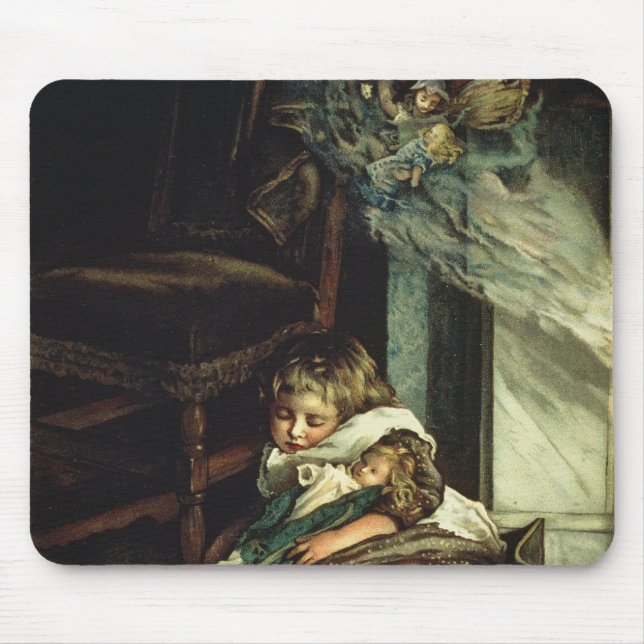 Mousepad Crianças que sonham dos brinquedos (Frente)