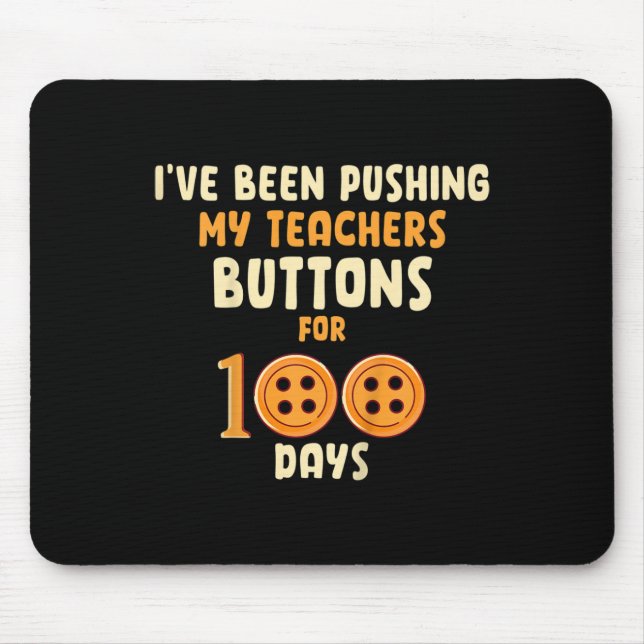 Mousepad Crianças que tenho empurrado os botões dos meus pr (Frente)