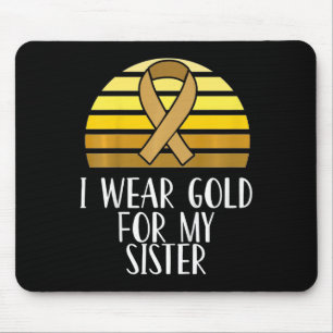 Mousepad Crianças que Visto Douradas para a minha irmã Canc