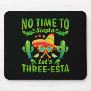 Mousepad Crianças Sem Tempo Para Siesta Vamos De 3 Anos