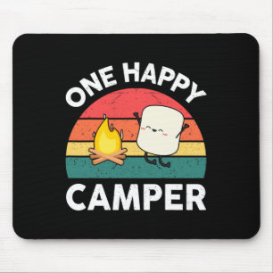 Mousepad Crianças Um Feliz Acampador Menino Pequeno Engraça