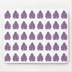 Mousepad Crianças Violetas Asiáticas Buda