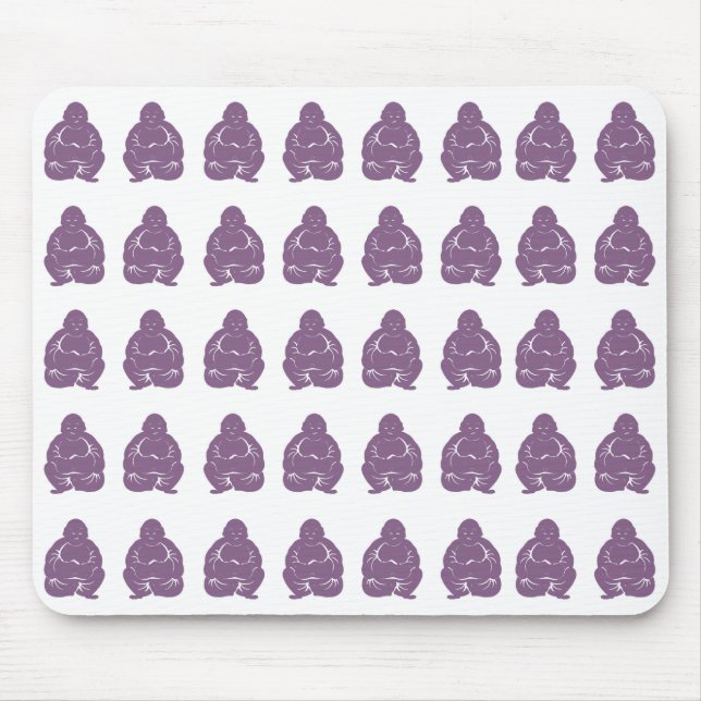 Mousepad Crianças Violetas Asiáticas Buda (Frente)