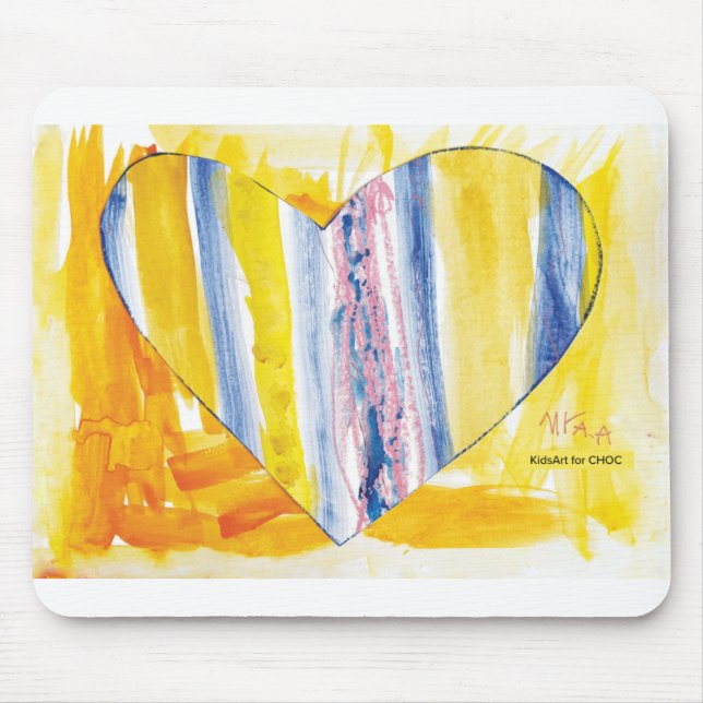 Mousepad CriançasArt para COC - Grande Coração (Frente)