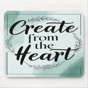 Mousepad Criar a partir do coração opção 2