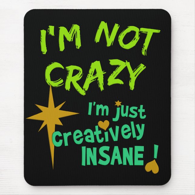 Mousepad criativamente insano (Frente)