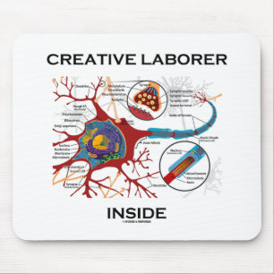 Mousepad Criative Laborer Dentro (Neuron / Synapse)