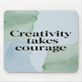 Mousepad Criatividade leva coragem opção 2