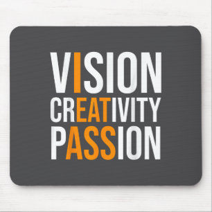 Mousepad Criatividade na Camisa Sarcástica Motivação Divert
