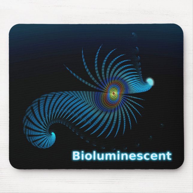 Mousepad Criatura do Mar de Alienígena Bioluminescente (Frente)