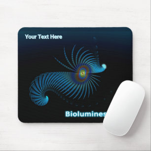 Mousepad Criatura do Mar de Alienígena Bioluminescente