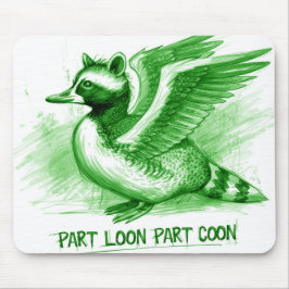 Mousepad Criatura Híbrida Parte Loon Parte Coon
