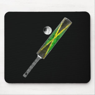 Mousepad Cricket Antigo Bandeira da Jamaica Orgulho Jamaica