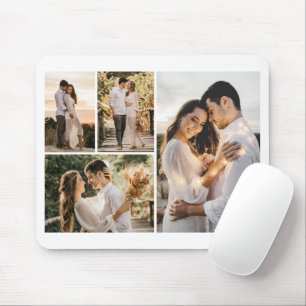 Mousepad Crie a sua própria colagem de 4 fotos