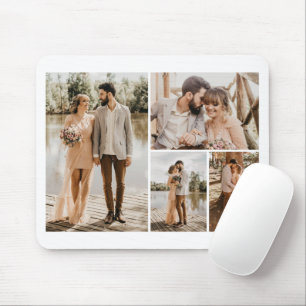 Mousepad Crie a sua própria colagem de 4 fotos
