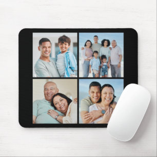 Mousepad Crie a sua própria colagem de 4 fotos