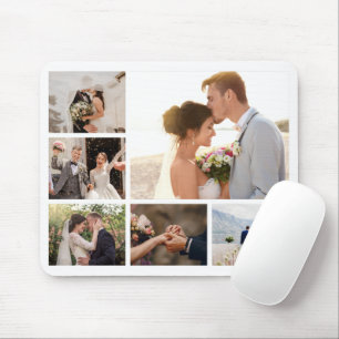 Mousepad Crie a sua própria colagem de 6 fotos
