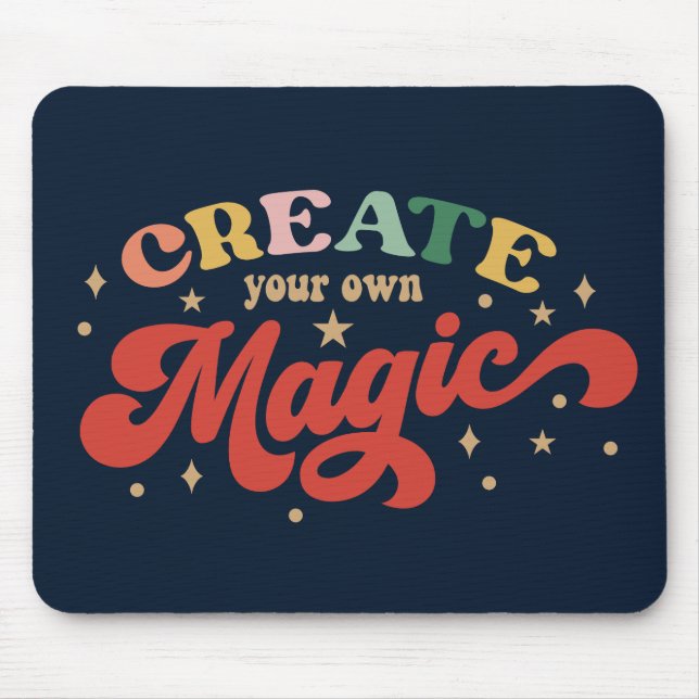 Mousepad Crie A Sua Própria Potência Da Rapariga Magic Grl (Frente)