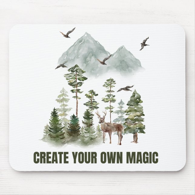 Mousepad Crie a sua própria proteção de mouse Magic Inspo (Frente)