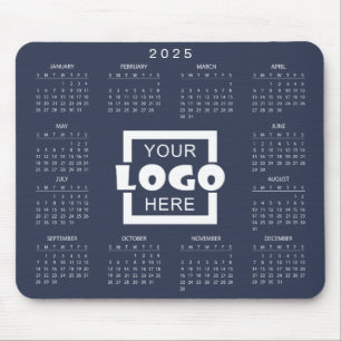 Mousepad Crie o Calendário 2025 da Sua Empresa Comercial  