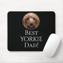 Mousepad Crie o seu melhor Pai de cães Foto personalizada
