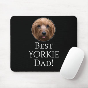 Mousepad Crie o seu melhor Pai de cães Foto personalizada