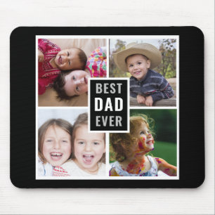 Mousepad Crie O Seu Próprio Pai De Colagem De Fotografias
