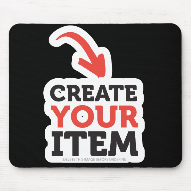 Mousepad CRIE-O-SEU-PRÓPRIO upload de design personalizado  (Frente)