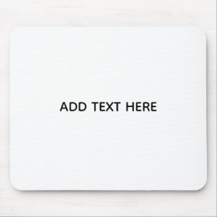 Mousepad Crie seu próprio branco