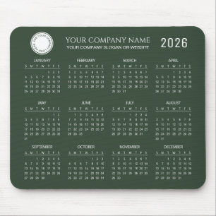 Mousepad Crie seu próprio calendário empresarial 2026