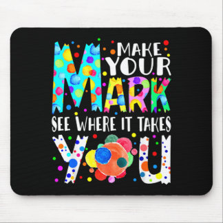 Mousepad Crie Seu Próprio Caminho Colorido Celebração de Bo