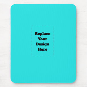 Mousepad Crie seu próprio ciano