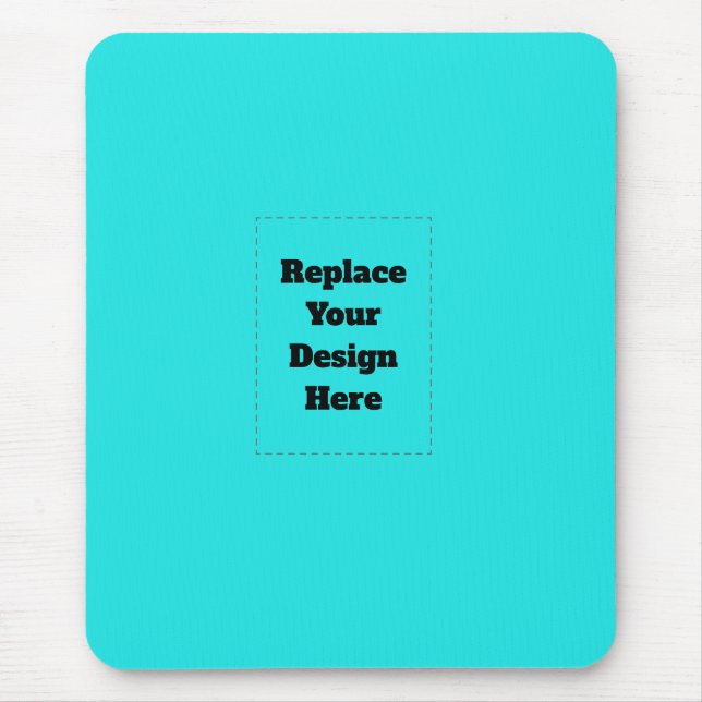 Mousepad Crie seu próprio ciano (Frente)