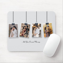 Mousepad Crie Seu Próprio Colagem de 4 Fotos
