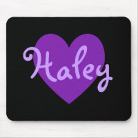 Crie seu próprio coração roxo personalizado preto