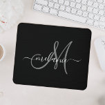 Mousepad Crie Seu Próprio Monograma Personalizado E Script<br><div class="desc">Crie o seu próprio mouse personalizado com o seu nome e monograma manuscritos personalizados. Para editar este modelo de design, altere os campos de texto conforme mostrado acima. Você pode adicionar mais texto ou imagens, personalizar fontes e cores facilmente. Trate-se ou faça o presente perfeito para a família, amigos, pais...</div>