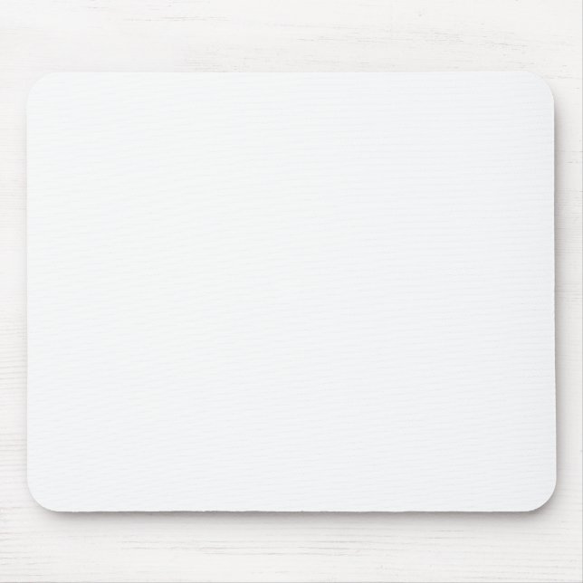 Mousepad Crie seu próprio Sólido Branco Personalizado (Frente)