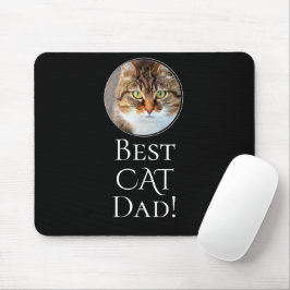 Mousepad Crie sua melhor foto personalizada do Pai de Cat