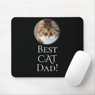 Mousepad Crie sua melhor foto personalizada do Pai de Cat