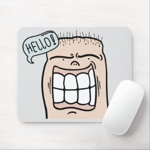 Mousepad Crie sua própria arte de humor desenho animado eng